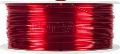 Photo de Filament Verbatim PET-G Transparent Rouge Ø1,75mm - 1kg