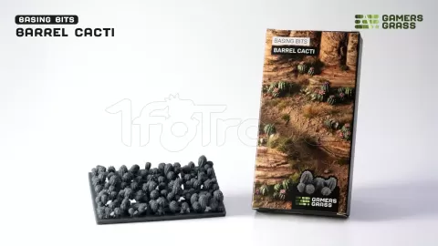 Photo de Gamers Grass - Basing Bits : Barrel Cacti