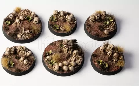 Photo de Gamers Grass - Basing Bits : Skulls & Bones