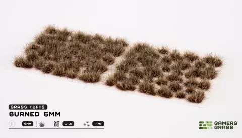 Photo de Gamers Grass - Burned Tufts 6mm - Wild