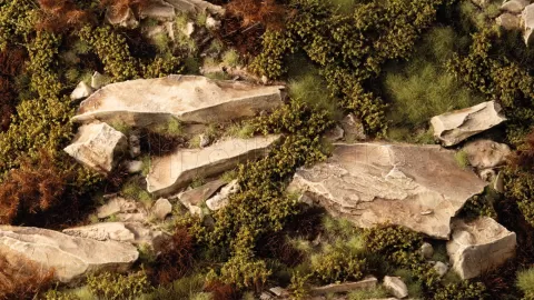 Photo de Gamers Grass - Dry Green Shrubs