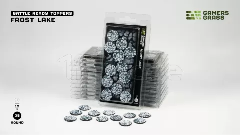 Photo de Gamers Grass - Frost Lake : Round 25mm (x12)
