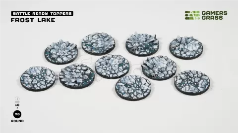Photo de Gamers Grass - Frost Lake : Round 28mm (x10)