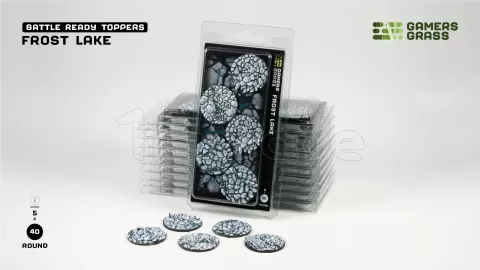 Photo de Gamers Grass - Frost Lake : Round 40mm (x5)