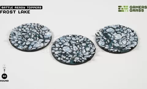 Photo de Gamers Grass - Frost Lake : Round 50mm (x3)