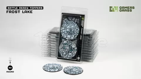 Photo de Gamers Grass - Frost Lake : Round 60mm (x2)