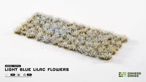 Photo de Gamers Grass - Light Blue Lilac Flowers