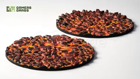 Photo de Gamers Grass - Molten Lava : Round 60mm (x2)