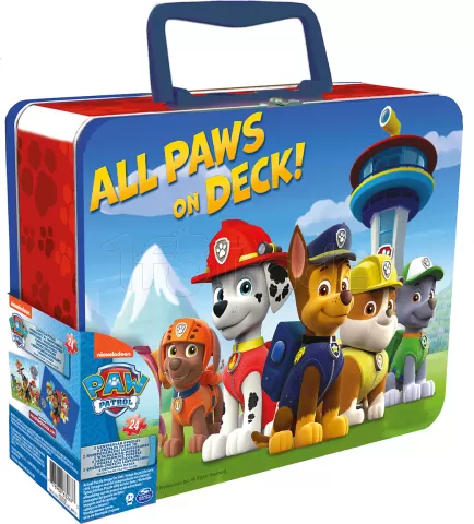 Photo de Grande valisette Pat'Patrouille Paw Patrol - 2 Puzzles métal lenticulaires effet 3D