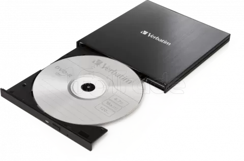 Photo de Graveur DVD externe Verbatim Slimline USB-C (Noir)
