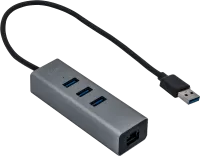 Photo de Hub USB 3.0 I-Tec 3 ports + RJ45