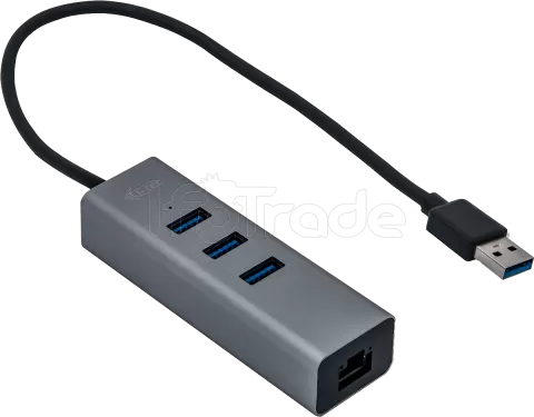 Photo de Hub USB 3.0 I-Tec 3 ports + RJ45