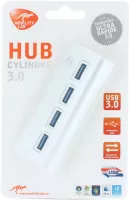 Photo de Hub USB 3.0 Mobility Lab Cylindre 4 ports (Argent)