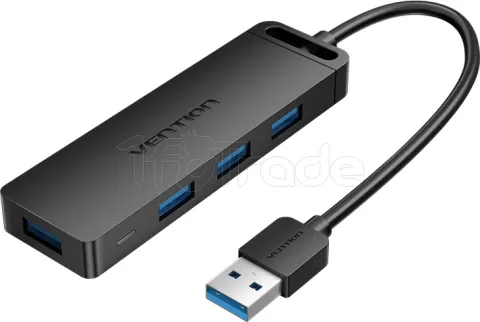 Photo de Hub USB 3.0 Vention - 4 ports 0.15m (Noir)