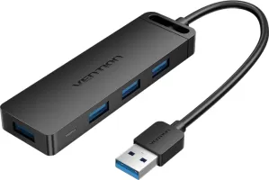 Photo de Hub USB 3.0 Vention - 4 ports 0.5m (Noir)
