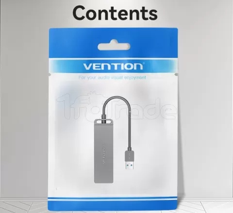 Photo de Hub USB 3.0 Vention - 4 ports 0.5m (Noir)