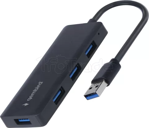Photo de Hub USB 3.1 Gembird - 4 ports (Noir)