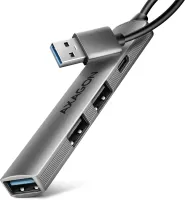 Photo de Hub USB-A 3.2 Axagon HUE-STA  - 4 ports (Gris)