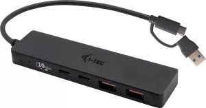 Photo de Hub USB-A/C I-Tec Charging Metal - 4 ports USB-A/C 3.1 (Noir)