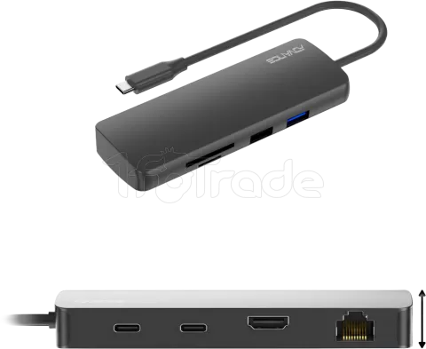 Photo de Hub USB-C Advance XPand Smart - 8 ports (Noir)