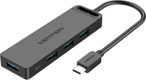 Photo de Hub USB-C Vention - 4 ports 0.15m (Noir)