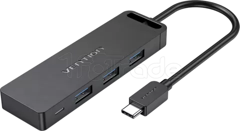 Photo de Hub USB C Vention - 4 ports 0.15m (Noir)