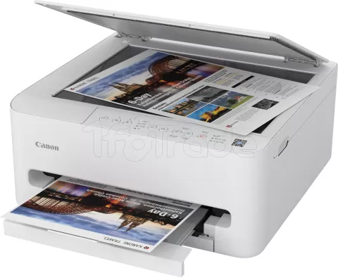 Photo de Imprimante Multifonction 3en1 Canon Pixma TS4150i (Blanc)