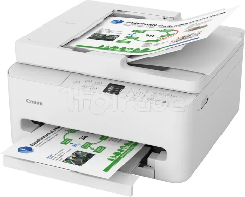 Photo de Imprimante Multifonction 3en1 Canon Pixma TS7550i (Blanc)