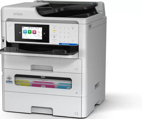 Photo de Imprimante multifonction 4en1 Epson WorkForce Pro EM-C800RDWF (Blanc)