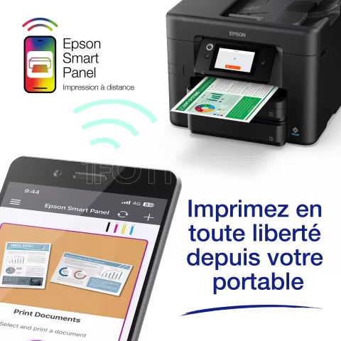 Photo de Imprimante Multifonction 4en1 Epson WorkForce Pro WF-4930 (Noir)