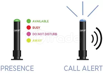 Photo de Indicateur d'occupation de ligne Kuando Busylight UC Alpha pour casque