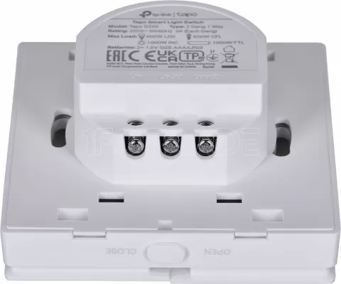 Photo de Interrupteur double connecté TP-Link Tapo S220 (Blanc)