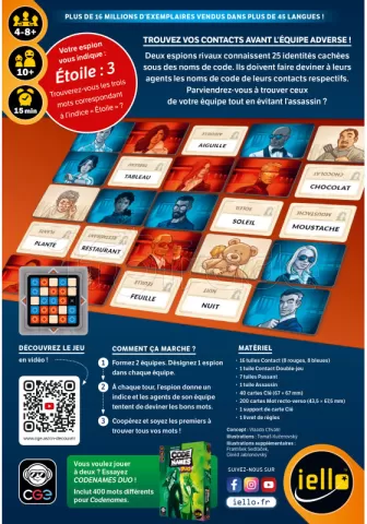 Photo de Jeu - Codenames (Nouvelle Edition)