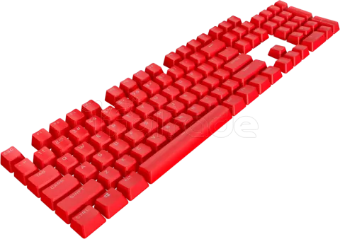 Photo de Jeu de 105 touches pour clavier Corsair PBT Double-Shot Pro (Rouge) AZERTY