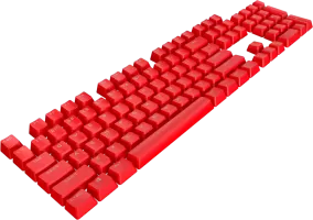 Photo de Corsair PBT Double-Shot Pro (Rouge)