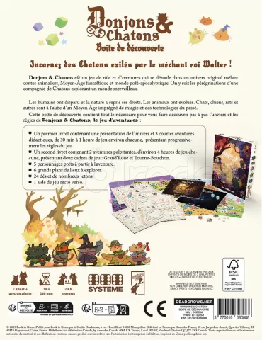 Photo de Jeu de Rôle : Donjons & Chatons : Boîte de Découverte