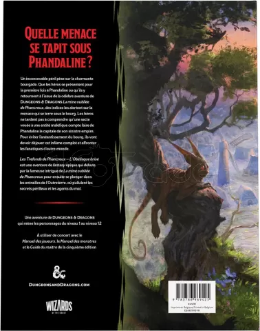 Photo de Jeu de Rôle : Dungeons & Dragons 5 - Livre Les Tréfonds de Phancreux, L'Obélisque Brisé (Fr)