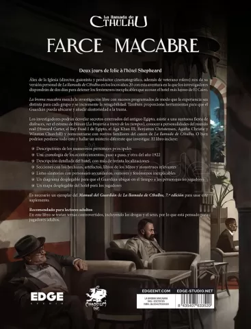 Photo de Jeu de Rôle : L'Appel de Cthulhu - Livre La face Macabre