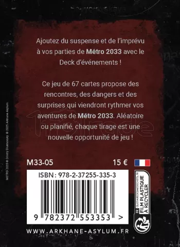 Photo de Jeu de Rôle : Metro 2033 -  Deck Evenement