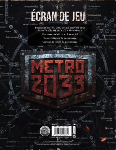 Photo de Jeu de Rôle : Metro 2033 -  Ecran Du Maître