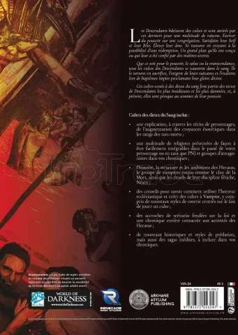 Photo de Jeu de Rôle : Vampire la Mascarade - Livre V5 : Culte des Dieux du Sang