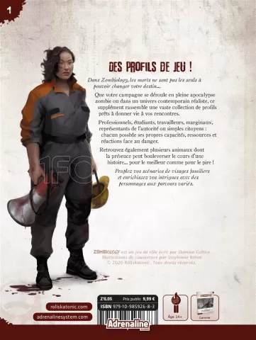 Photo de Jeu de Rôle : Zombiology - Livre #1 Contamination : Pnj et Animaux