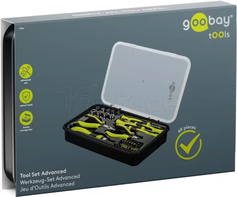 Photo de Jeu d'outils Goobay 49 pièces