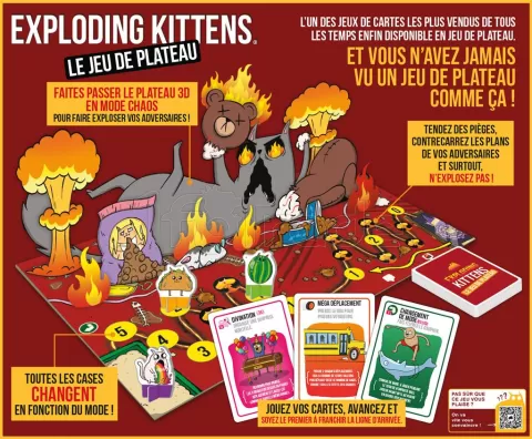Photo de Jeu - Exploding Kittens Le Jeu de Plateau