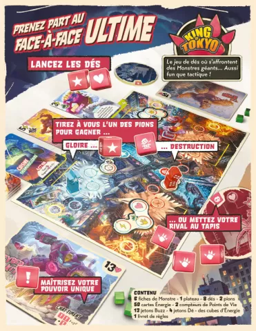 Photo de Jeu - King of Tokyo (Fr) (Duel)