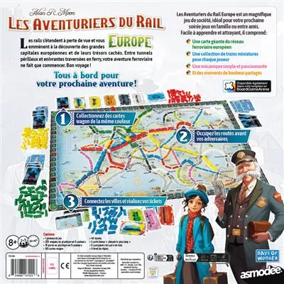 Photo de Jeu - Les Aventuriers du Rail : Europe (Refresh)