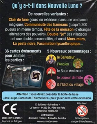 Photo de Jeu - Loups-garous de Thiercelieux : Nouvelle Lune (Extension)