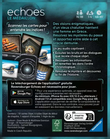Photo de Jeu Ravensburger - Echoes : Le Médaillon