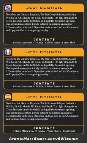 Photo de Jeu Star Wars - Legion : Jedi Council