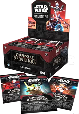 Photo de Jeu - Star Wars Unlimited : Crépuscule de la République (Display 24 Boosters) (Fr)